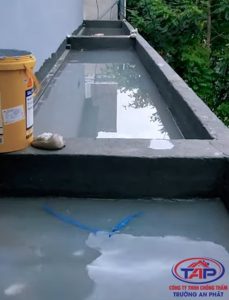 Ngâm thử nước kiểm tra chất lượng chống thấm ban công và sê nô