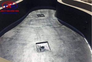 Hình ảnh hoàn thiện chống thấm hồ cá Koi