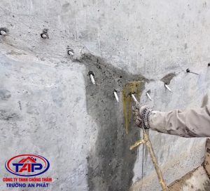 Chống thấm hố pit thang máy bằng phương pháp chống thấm ngược