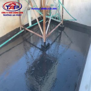 Hoàn thiện chống thấm sân thượng bằng Sikalastic HLM 5000 tại TP Vinh