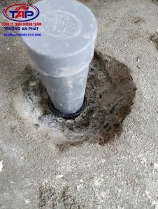 Xử lý chống thấm cổ ống xuyên sàn tại TP Vinh Nghệ An