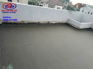 Thi công chống thấm K11 High Flex 3 lớp gia cường lưới thủy tinh