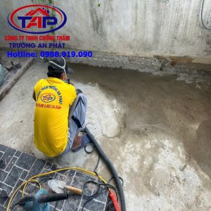 Mài sàn bê tông trước khi thi công chống thấm